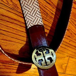Tory Burch Women’s Weave Belt S/M